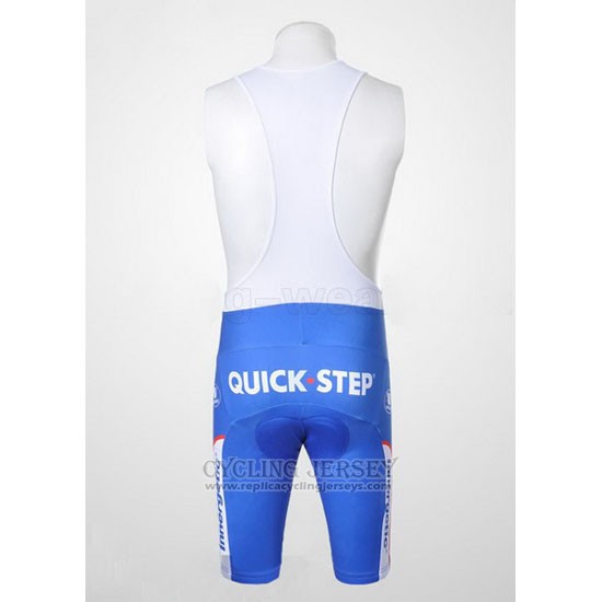 2010 Cycling Jersey Quick Step Floor Lider Red and White Short Sleeve and Bib Short